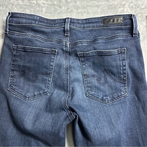 AG Adriano Goldschmied Denim 28R The Prima Ankle Cigarette Jean Dark Wash - Picture 12 of 13